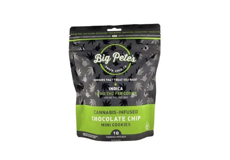 Big Petes Chocolate Chip INDICA 10pk 100mg