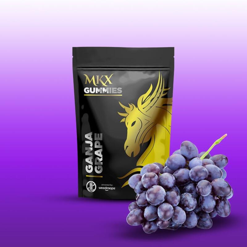 MKX Grape 100mg Gummies