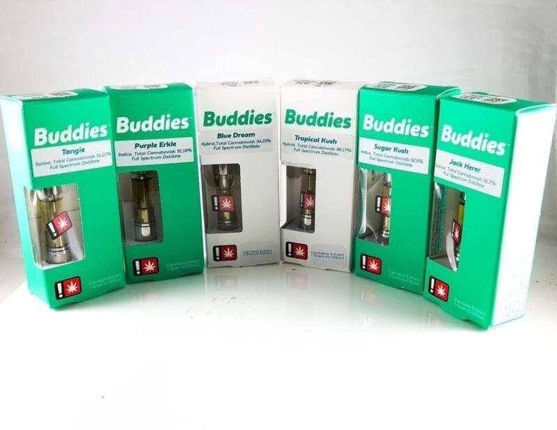 Buddies Brand 1G Distillate Cartridge