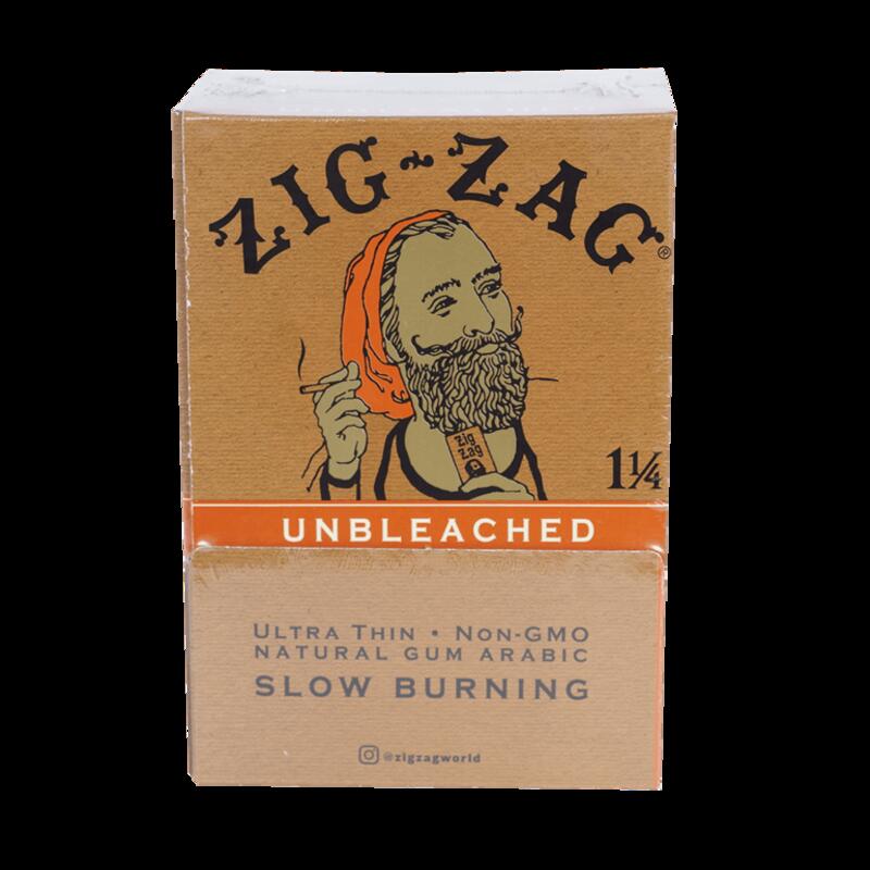 Rolling Papers - ZIG ZAG 1 1/4" UNBLEACHED
