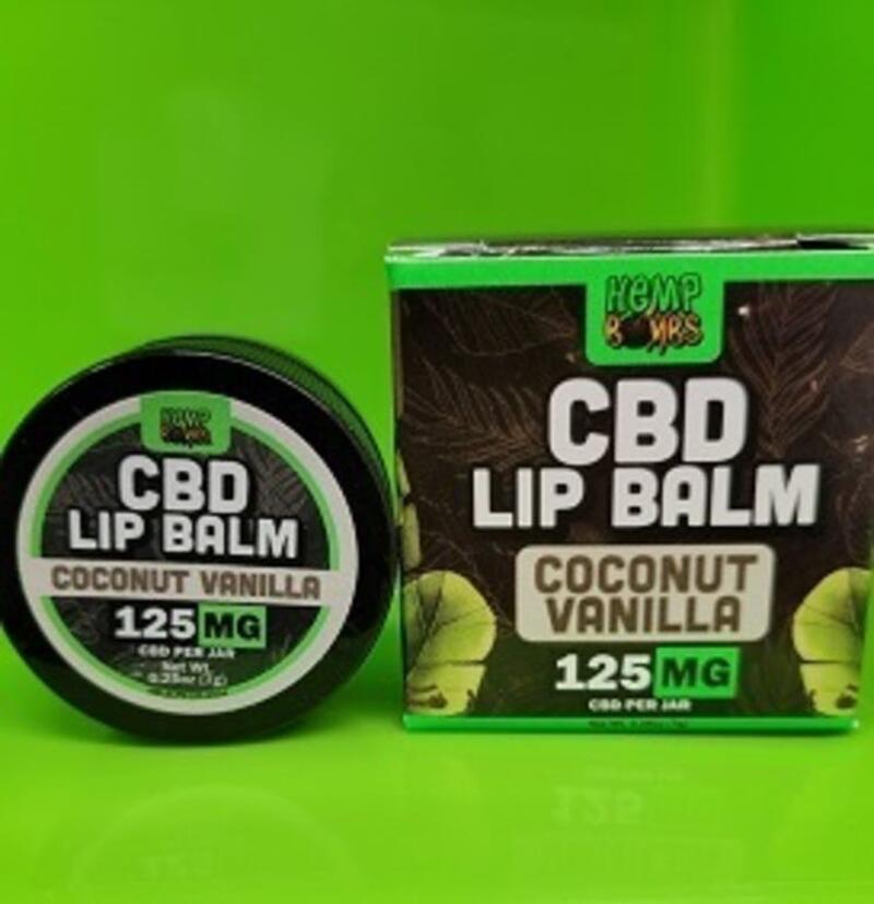 Hemp Bomb CBD Lip Balm Coconut Vanilla- Frontier CBD's