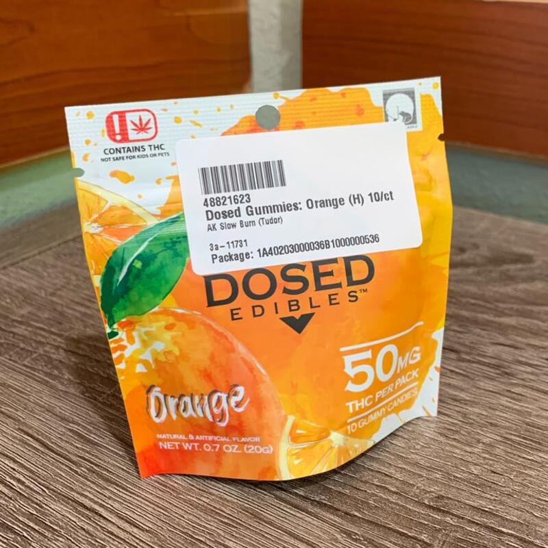 [Dosed Gummies] Orange (H) 10/ct
