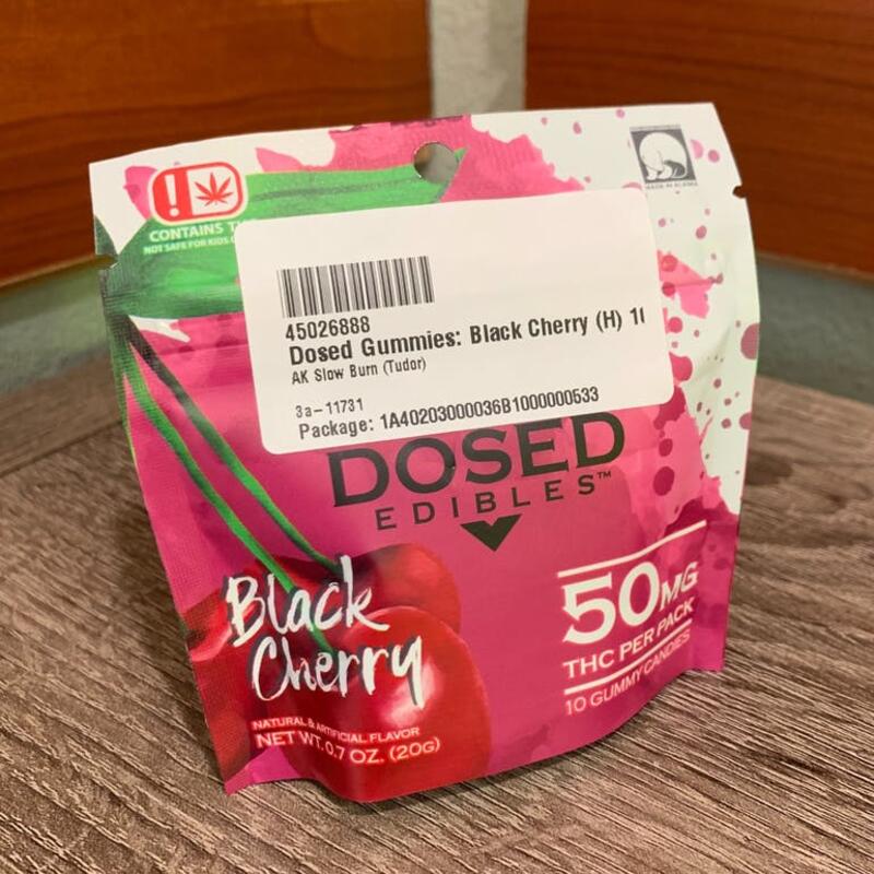 [Dosed Gummies] Black Cherry (H) 10/ct