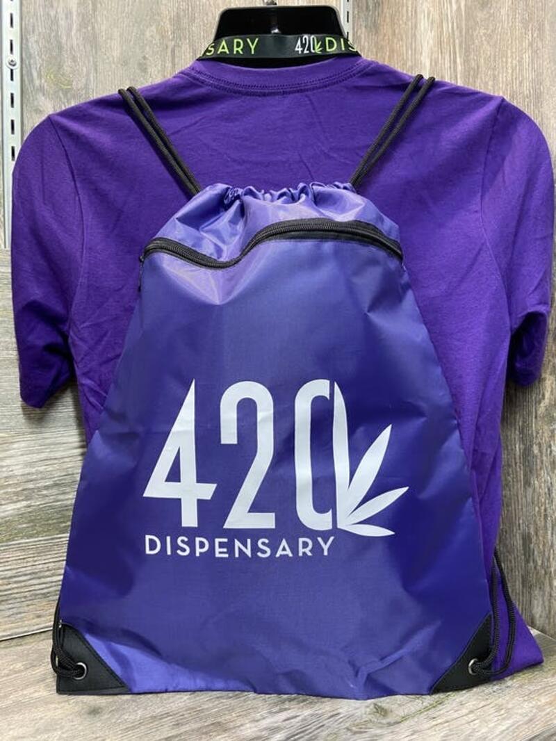 420 DRAWSTING BAG (PURPLE)