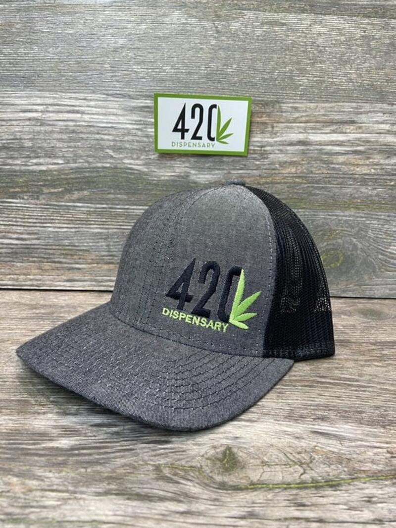 420 HAT (GREY/BLACK)
