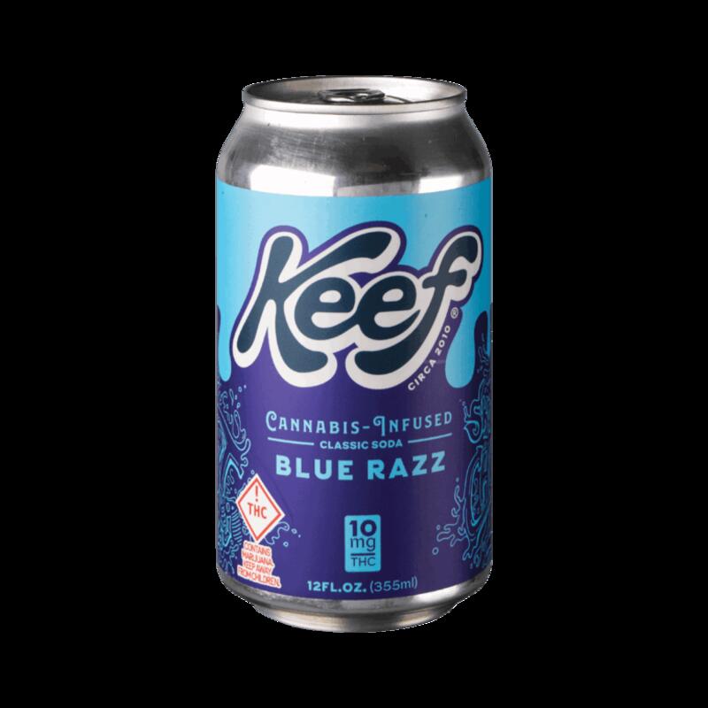 KEEF - KEEF BLUE RAZZ 1OOMG 355 MILLILITERS