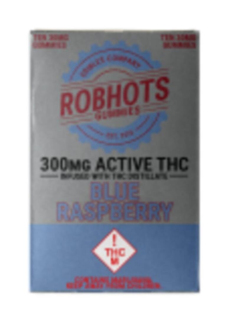 ROBHOTS - ROBHOTS BLUE RASPBERRY 300MG GUMMIES 300 MILLIGRAMS