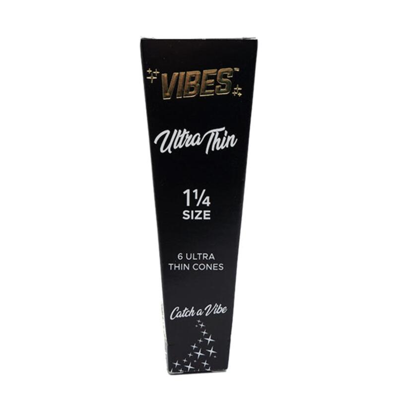 VIBES - VIBES FINE ROLLING PAPERS ULTRA THING KING SIZED CONES 3CT
