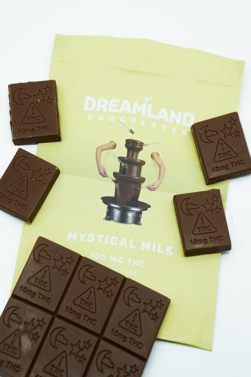 Dreamland Mystical Milk Chocolate Bar 100mg
