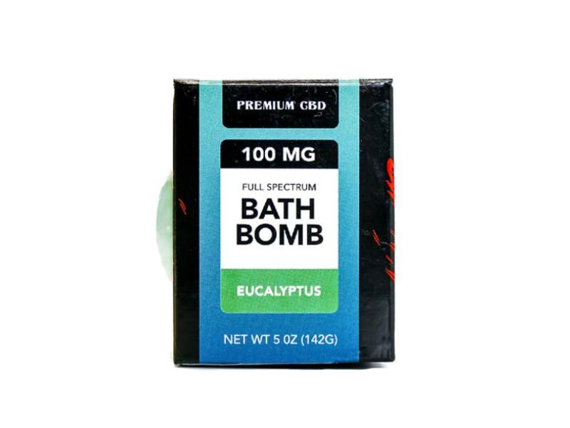 CBD Bath Bomb - 100mg | Eucalyptus | Planet M