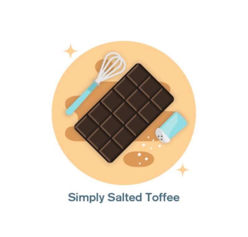 Chocolate Bar - 100mg | Simply Salted Toffee | Dreamland