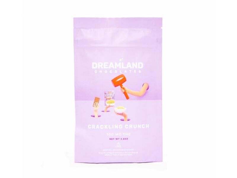 Chocolate Bar - 100mg | Crackling Crunch | Dreamland