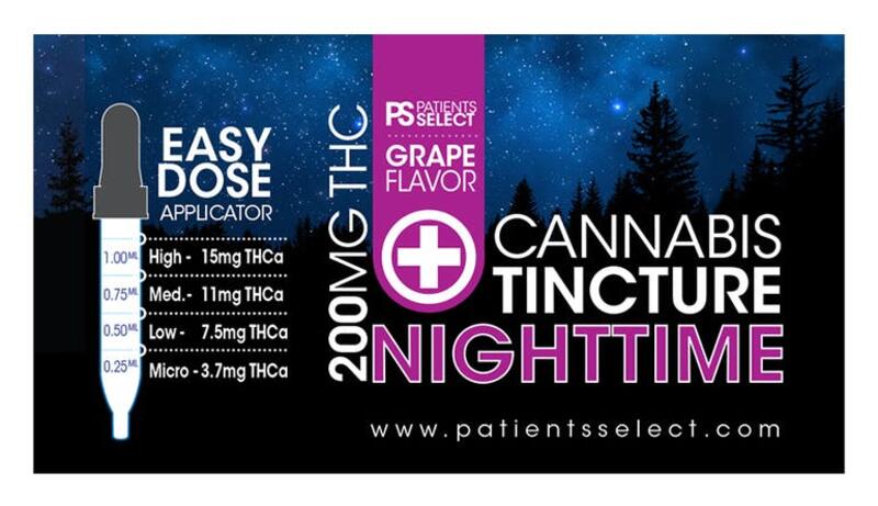Tincture - THC - Grape Night Time - 200 mg THC