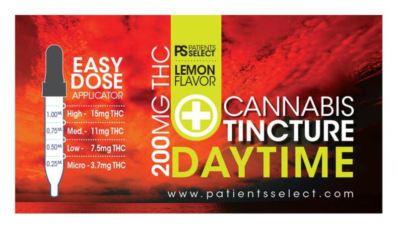 Tincture - THC - Lemon Daytime - 200 mg THC
