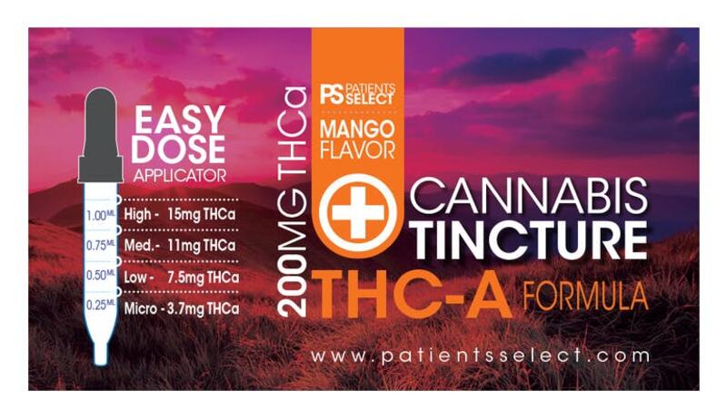 Tincture - THCa - Mango Anytime - 200 mg THCa