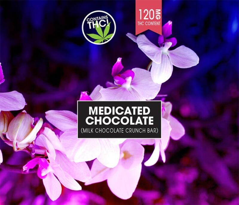 Chocolate - Milk Chocolate Crunch Bar - 120 mg THC