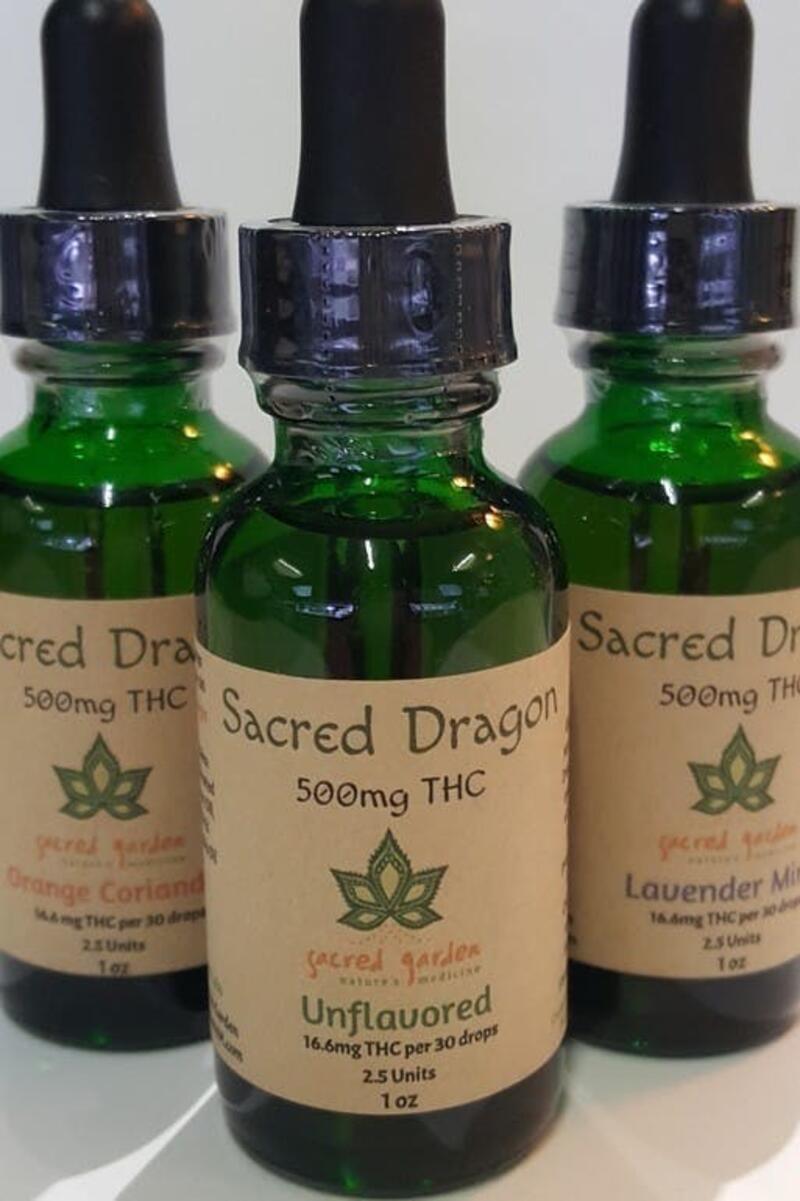 Sacred Dragon Tincture 1oz 500mg THC - Hybrid - Lavender Mint