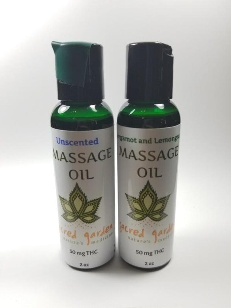 Organic Massage Oil 2oz 100mg THC