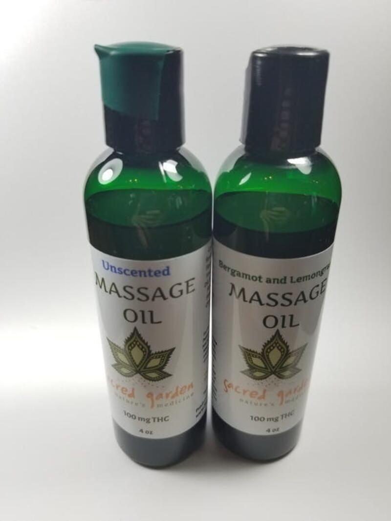 Organic Massage Oil 4oz 200mg THC