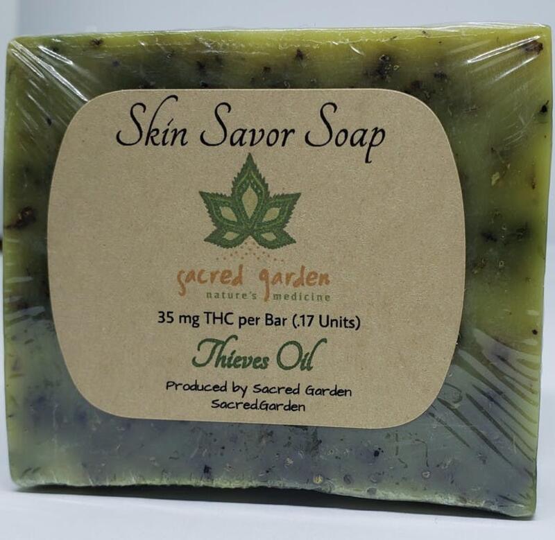 Skin Savor Soap with Thieves Oil 35mg THC