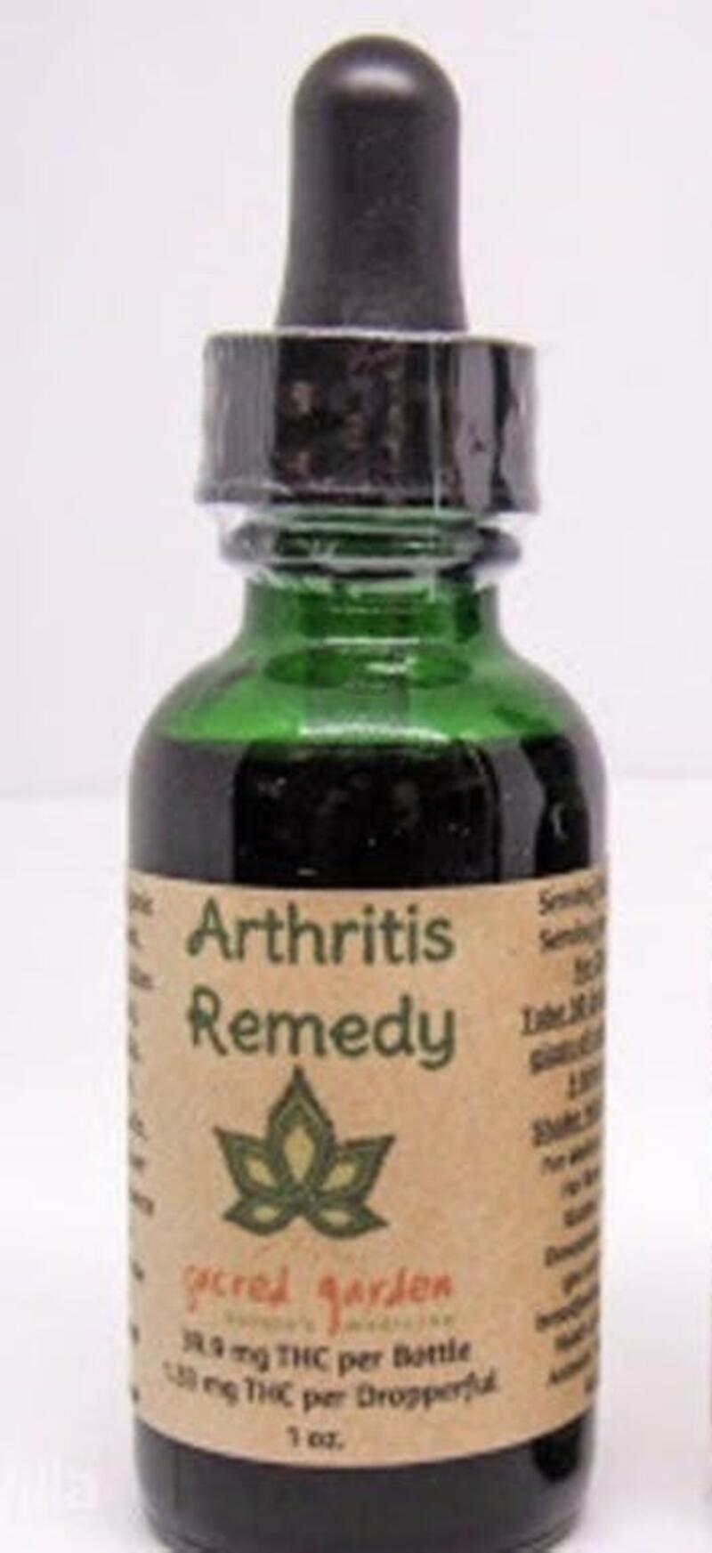 Arthritis Remedy Tincture Hybrid 1oz 100mg THC
