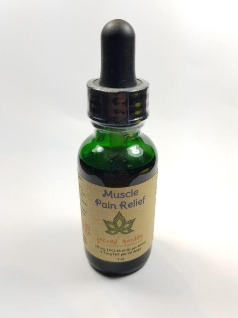 Muscle Pain Relief Tincture Hybrid 1oz 100mg THC
