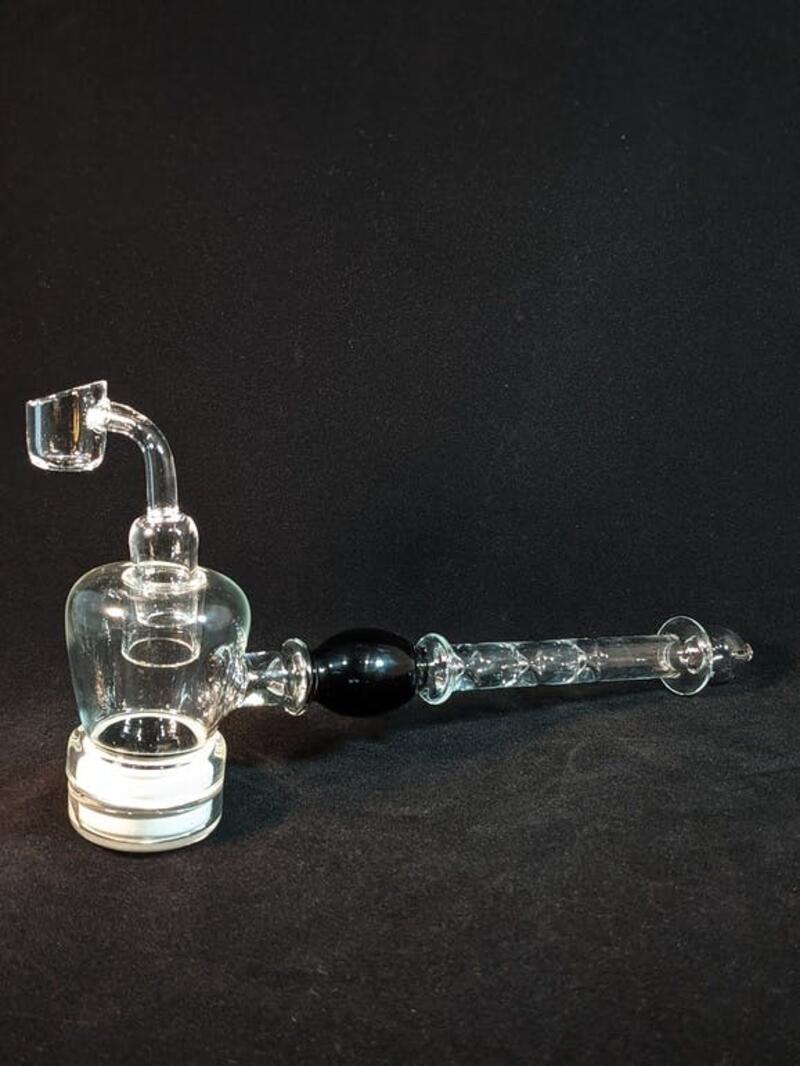 Glass Hammer Bubbler with Banger - 10" Long