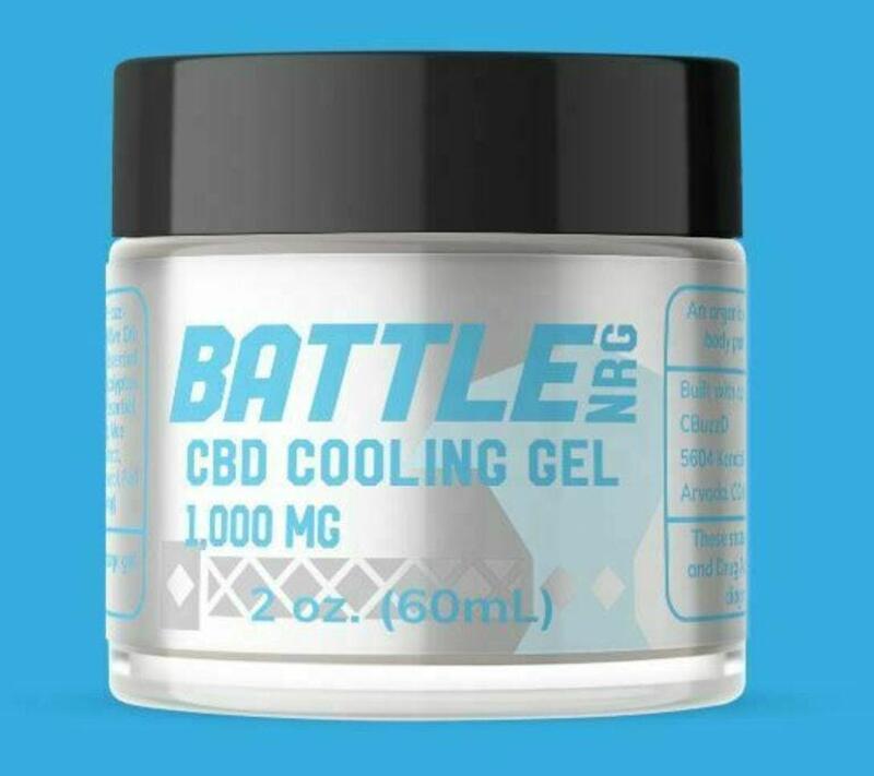 BattleNRG - CBD Cooling Gel - 1000mg
