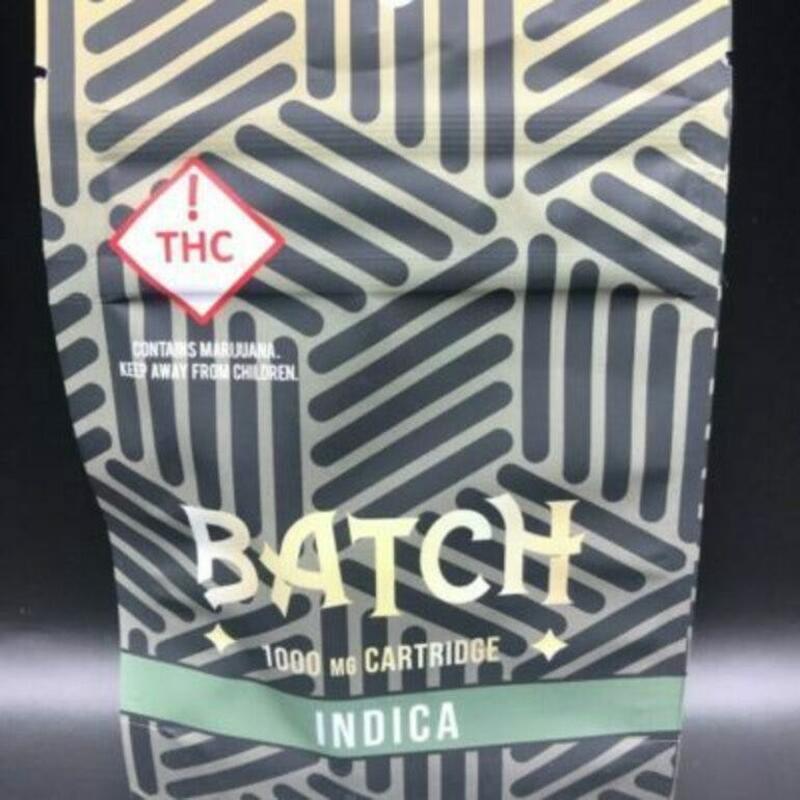 Batch 1000mg Cartridge-Indica