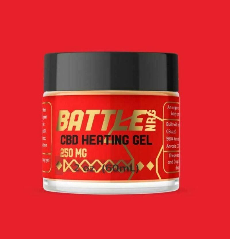 Battle NRG CBD Heating Gel - 250mg