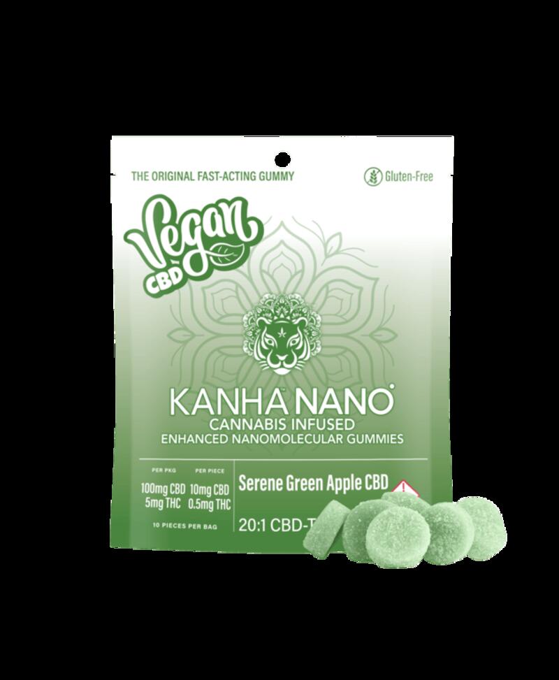 Kanha NANO Vegan 20:1 Serene Green Apple CBD