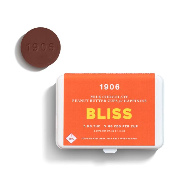 1906 BLISS Milk Peanut Butter Cup 2-PK