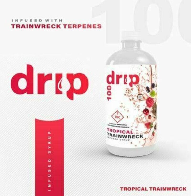 Drip 100mg THC Infused Syrup - Tropical Trainwreck