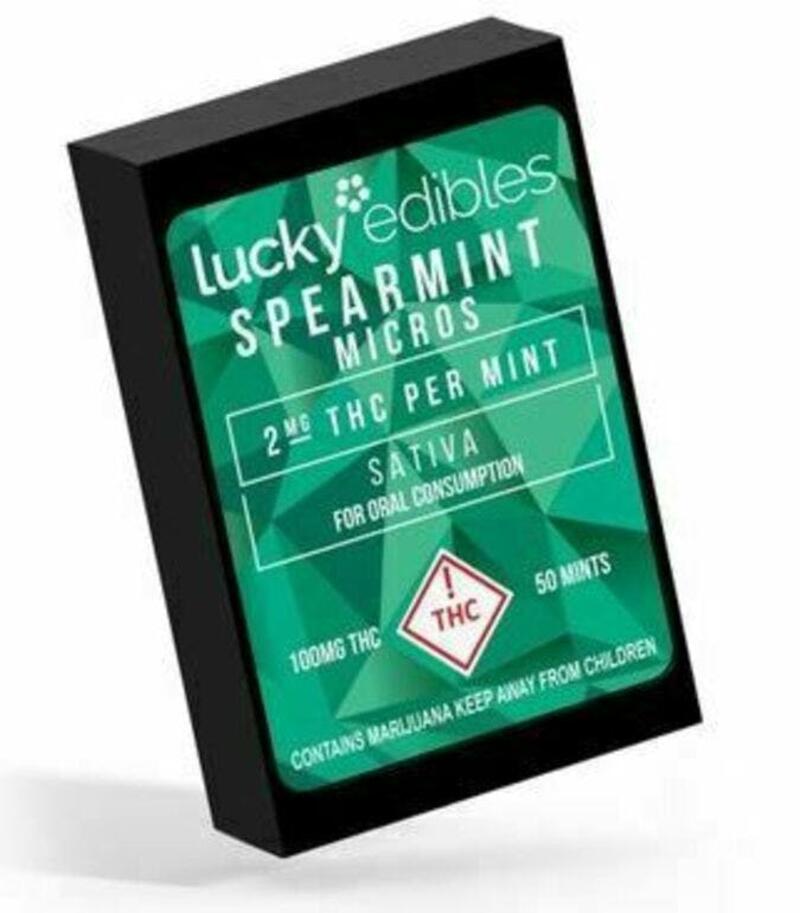 Lucky Edibles - Spearmint Micros - Sativa