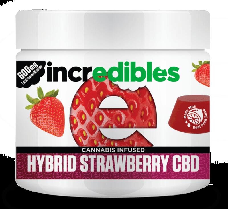 Strawberry 1:1 CBD Fruit Chews 300/300 MED