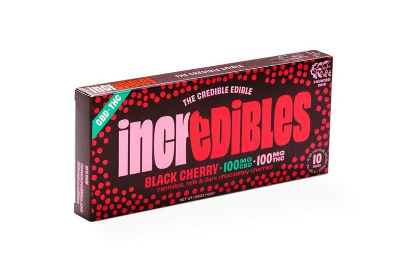 incredibles - Black Cherry + CBD 1:1 - 200mg