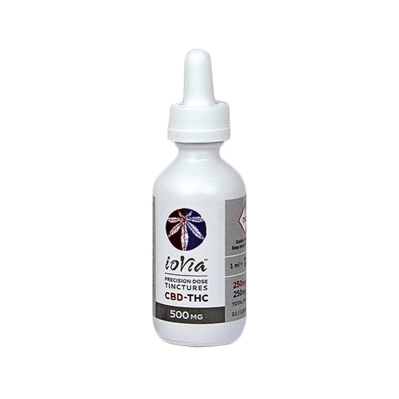 (Med) ioVia Tincture 500mg CBD-THC Precision Dose
