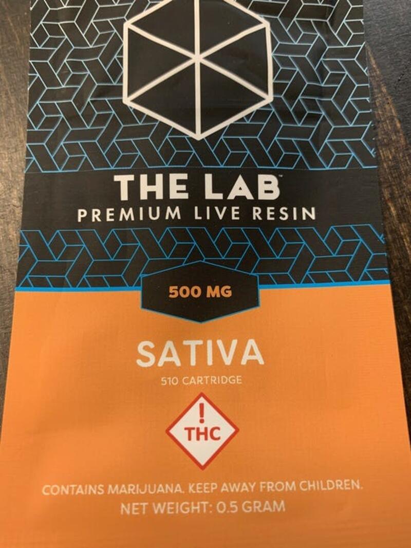 The Lab 500mg Live Resin Cart