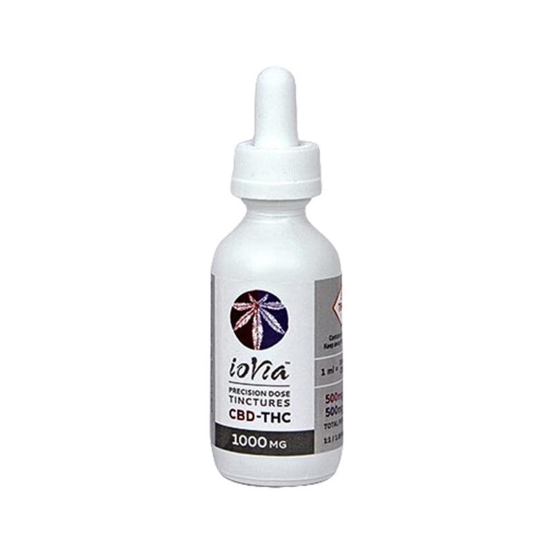 (Med) ioVia Tincture 1000mg CBD-THC Precision Dose