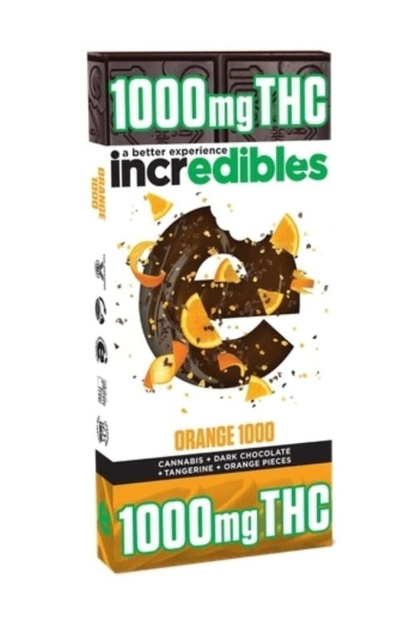 incredibles Orange 1000mg Chocolate