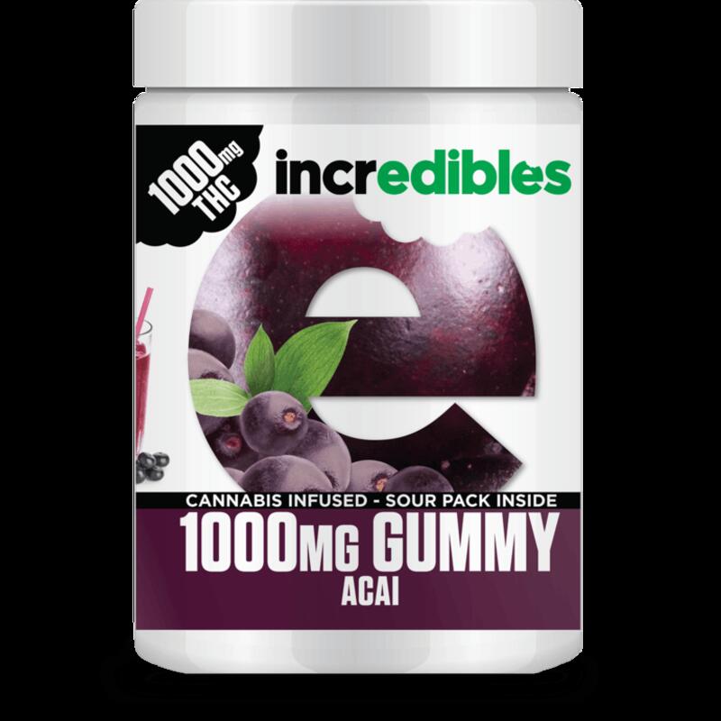Incredibles | Indica Acai Gummy 1000mg