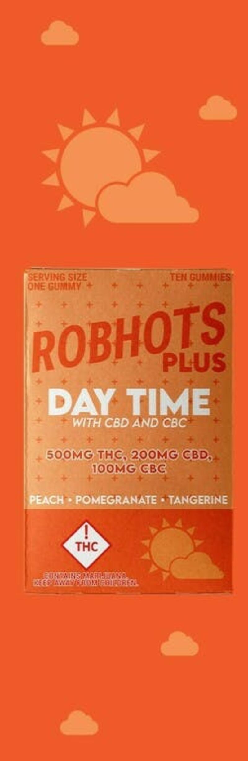 Robhots PLUS - Day Time Gummies with THC, CBC & CBD