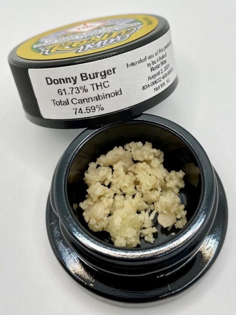 Donnie Burger Rosin by Rosin Mountain