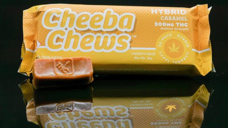 Cheeba Chew Caramel Hybrid (500 MG)