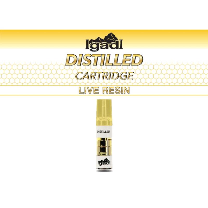 Distilled - Live Resin Cartridge (Indica)