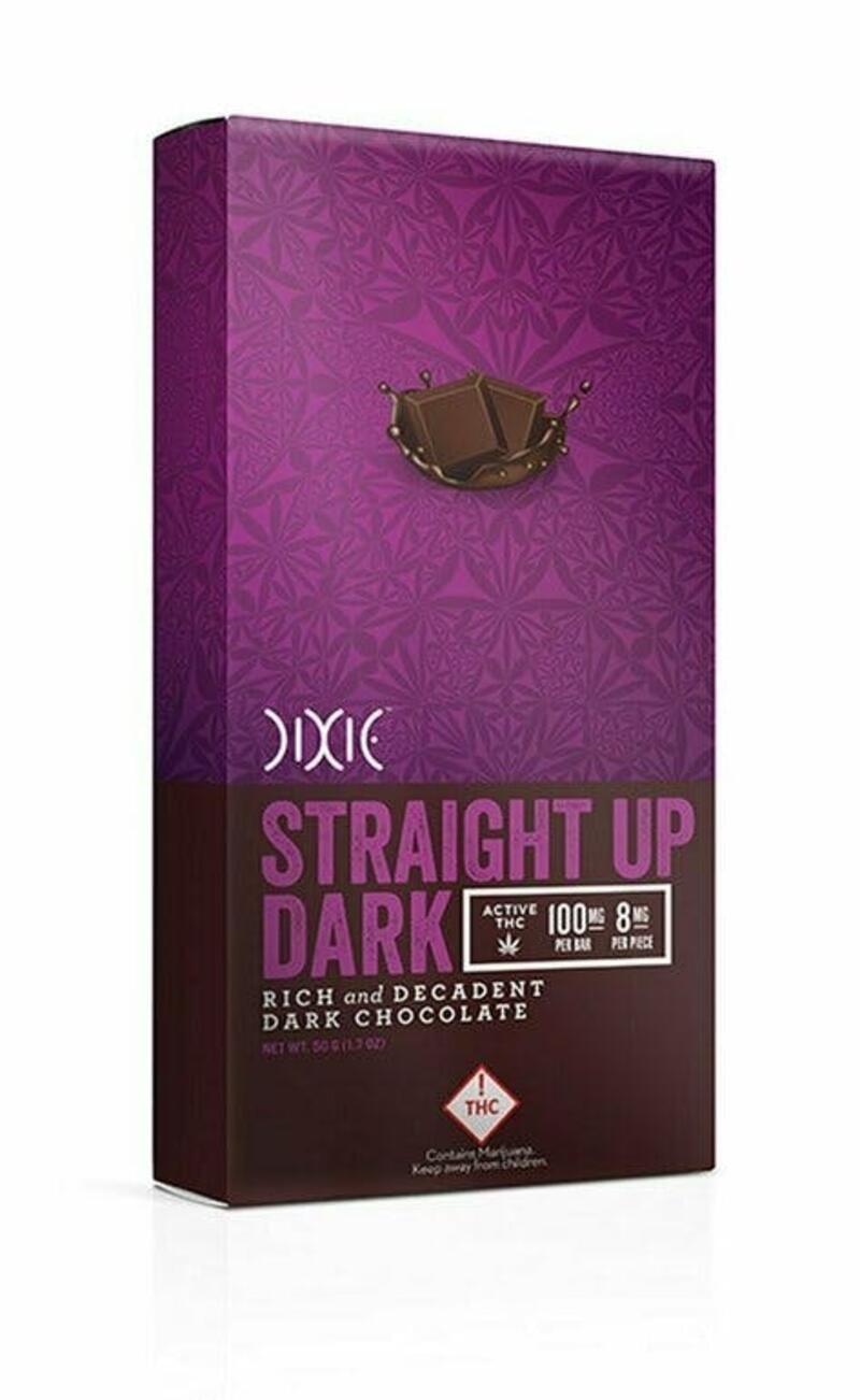 Dixie - Dark Chocolate Bar - 100mg - Hybrid, 1ea