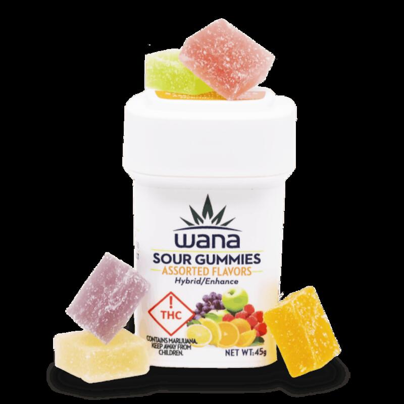 Wana - Assorted Flavor Gummies - 100 mg - Hybrid, 1ea