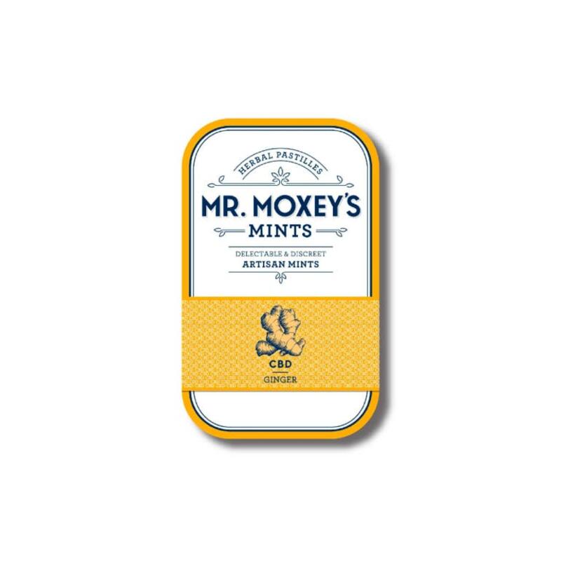 Mr. Moxey's Mints | CBD Ginger Mints (100mg CBD/20mg THC)