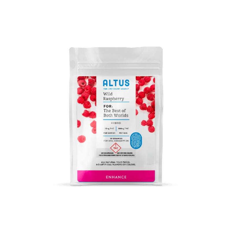 Altus | Gummies - Hybrid Raspberry (100mg)