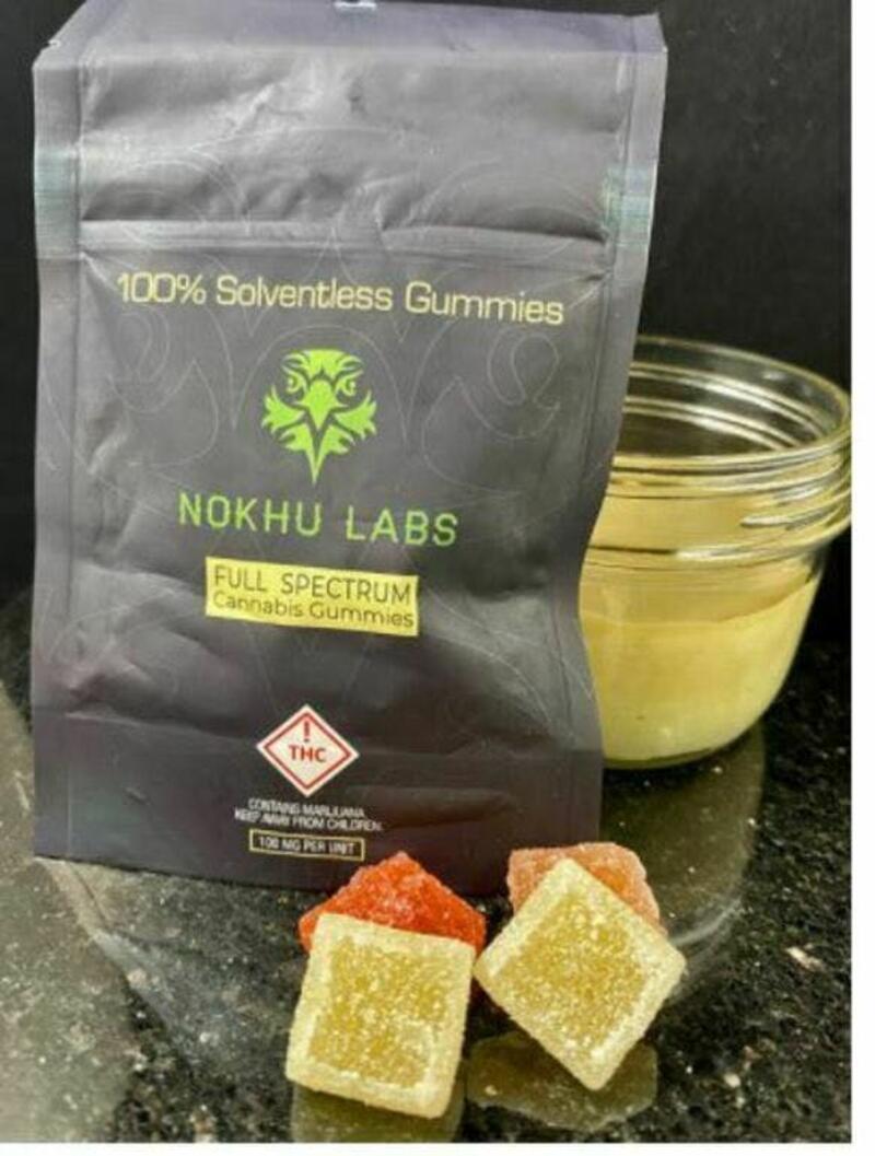 Nokhu - Guava Lemonade Hybrid Solventless Gummy - 100mg THC , 1ea